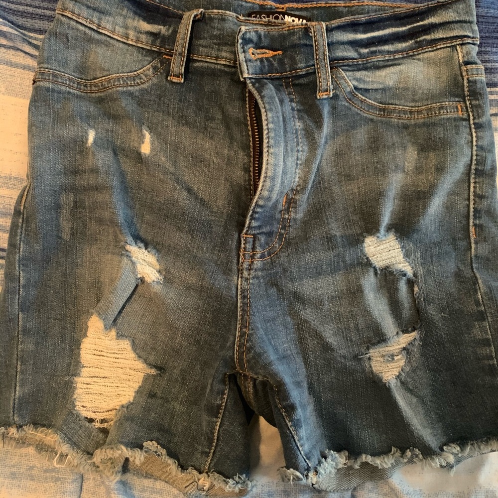 Denim shorts